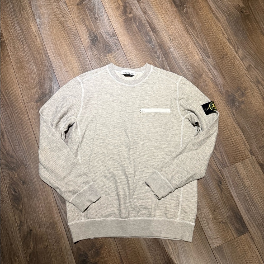 Stone Island Gray Sweater